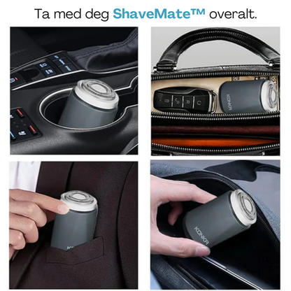 ShaveMate™ | Si farvel til stubber og rotete barbering – uansett hvor du er