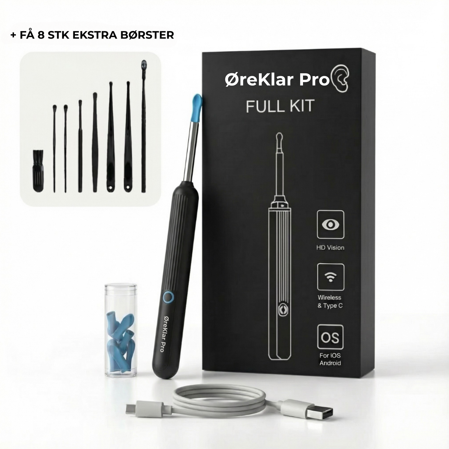 ØreKlar Pro | Smart ørerengjøring med avansert teknologi