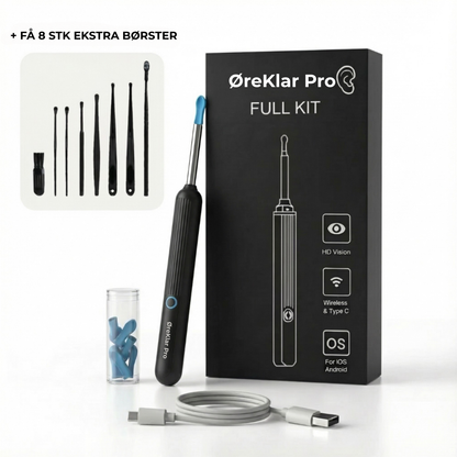 ØreKlar Pro | Smart ørerengjøring med avansert teknologi