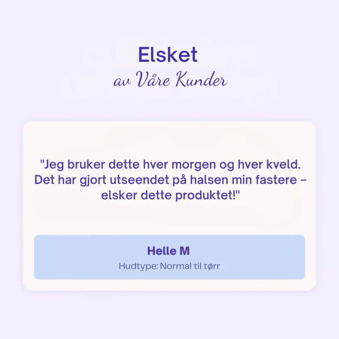 DermaLift Halskrem | Strammere hals og definert kjevelinje på få uker