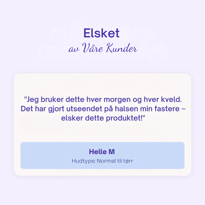 DermaLift Halskrem | Strammere hals og definert kjevelinje på få uker