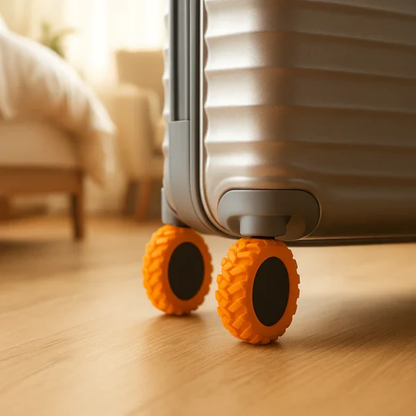 TravelTreads™ | Beskytt kofferthjulene dine og reis uten bekymringer!