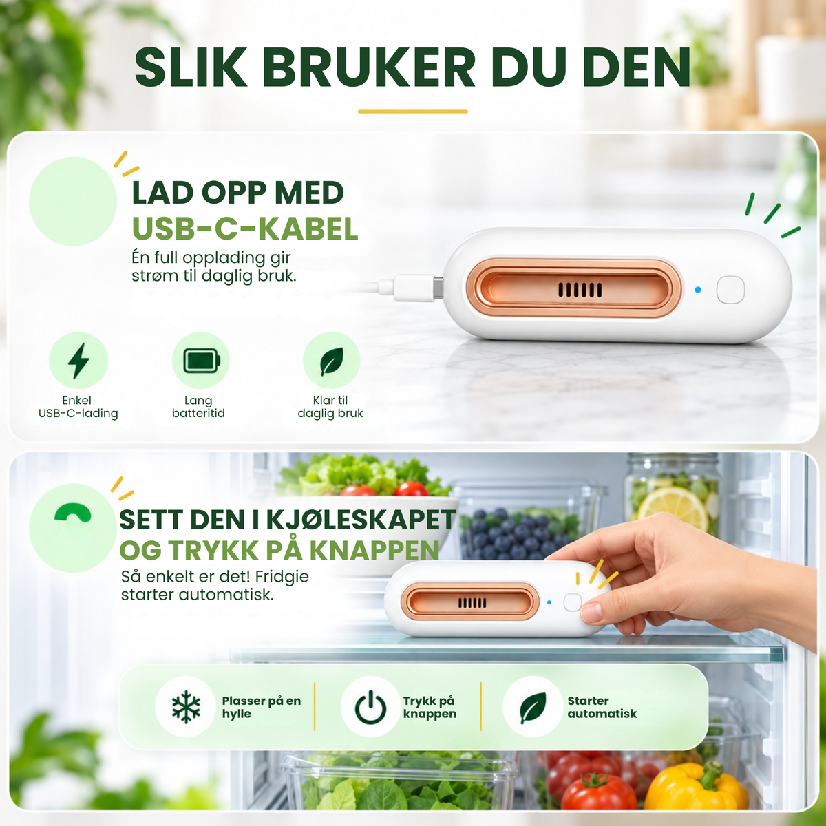 MorgenNikk | Holder maten fersk lenger