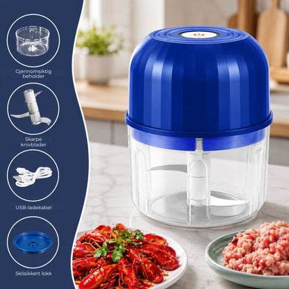 QuickChop™ | Hakk på sekunder – uten knivarbeidet