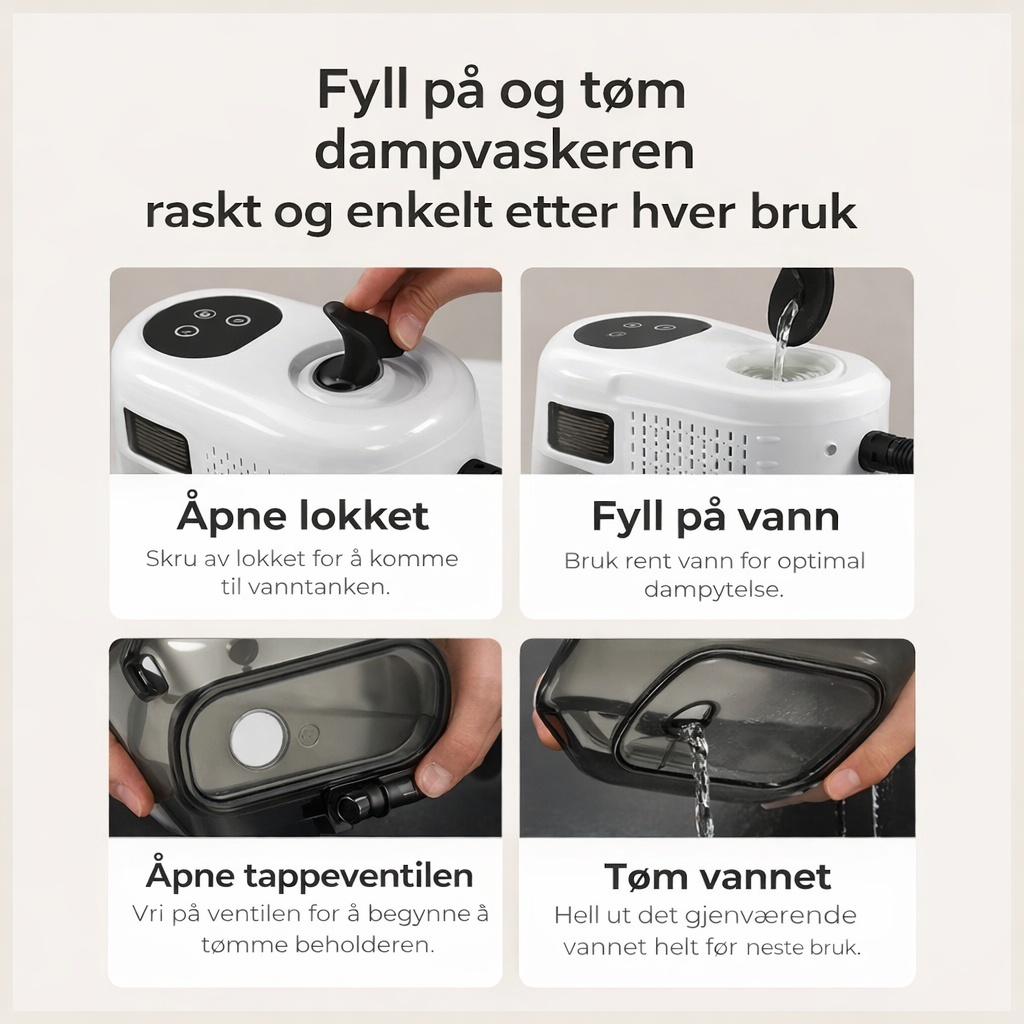 PowerSteam™ | Når smuss ikke vil gi seg 🌀