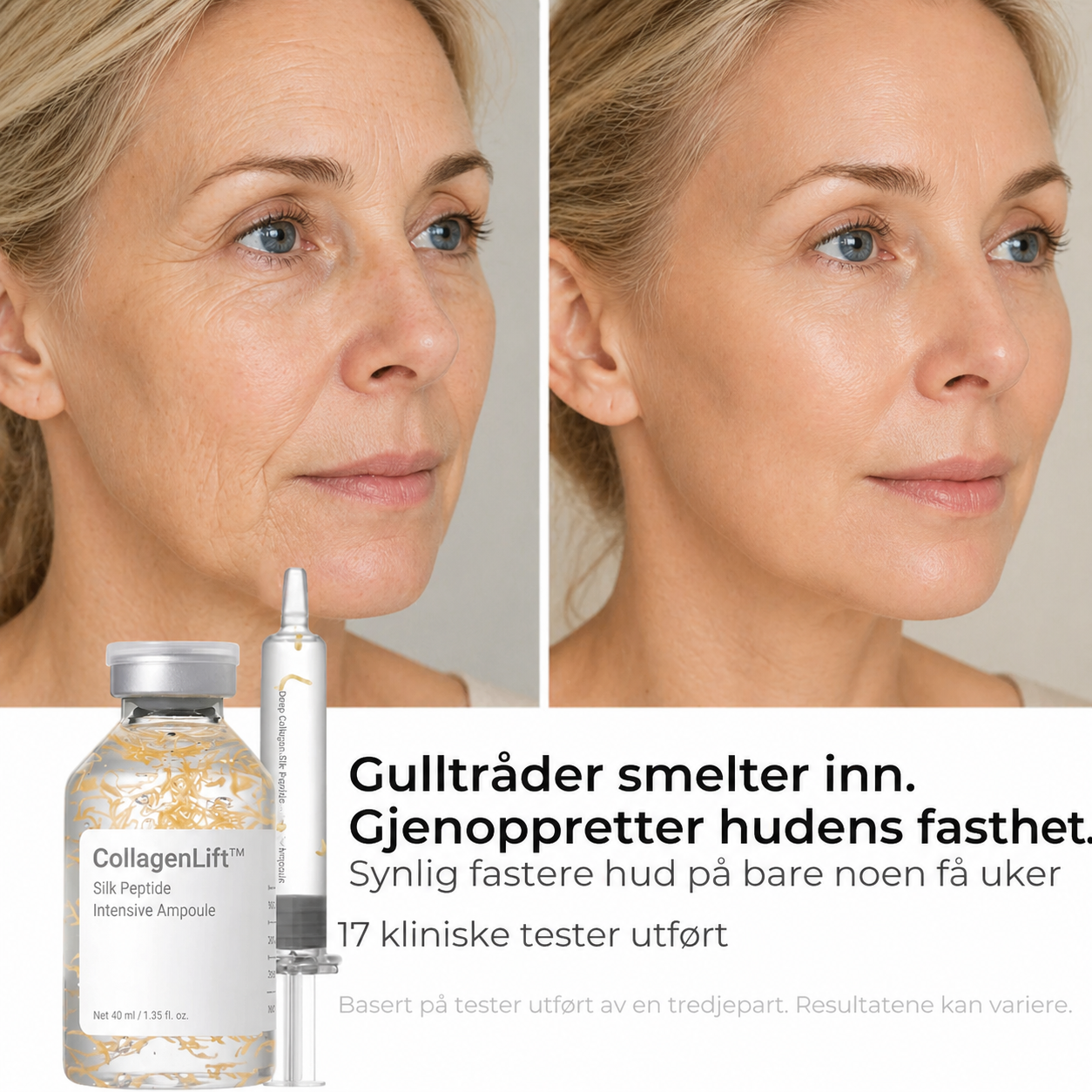 CollagenLift™ | Dyp Kollagen Peptid Serum