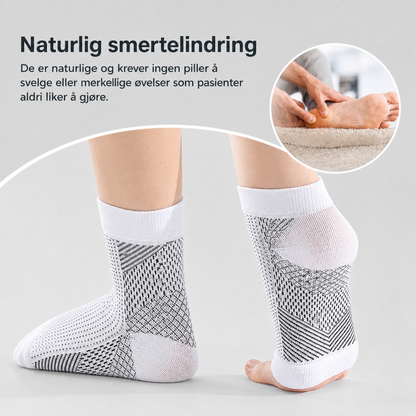 PainFree Steps™ Kompresjonssokker | Tunge, slitne føtter etter en lang dag? Det trenger ikke være normalen.