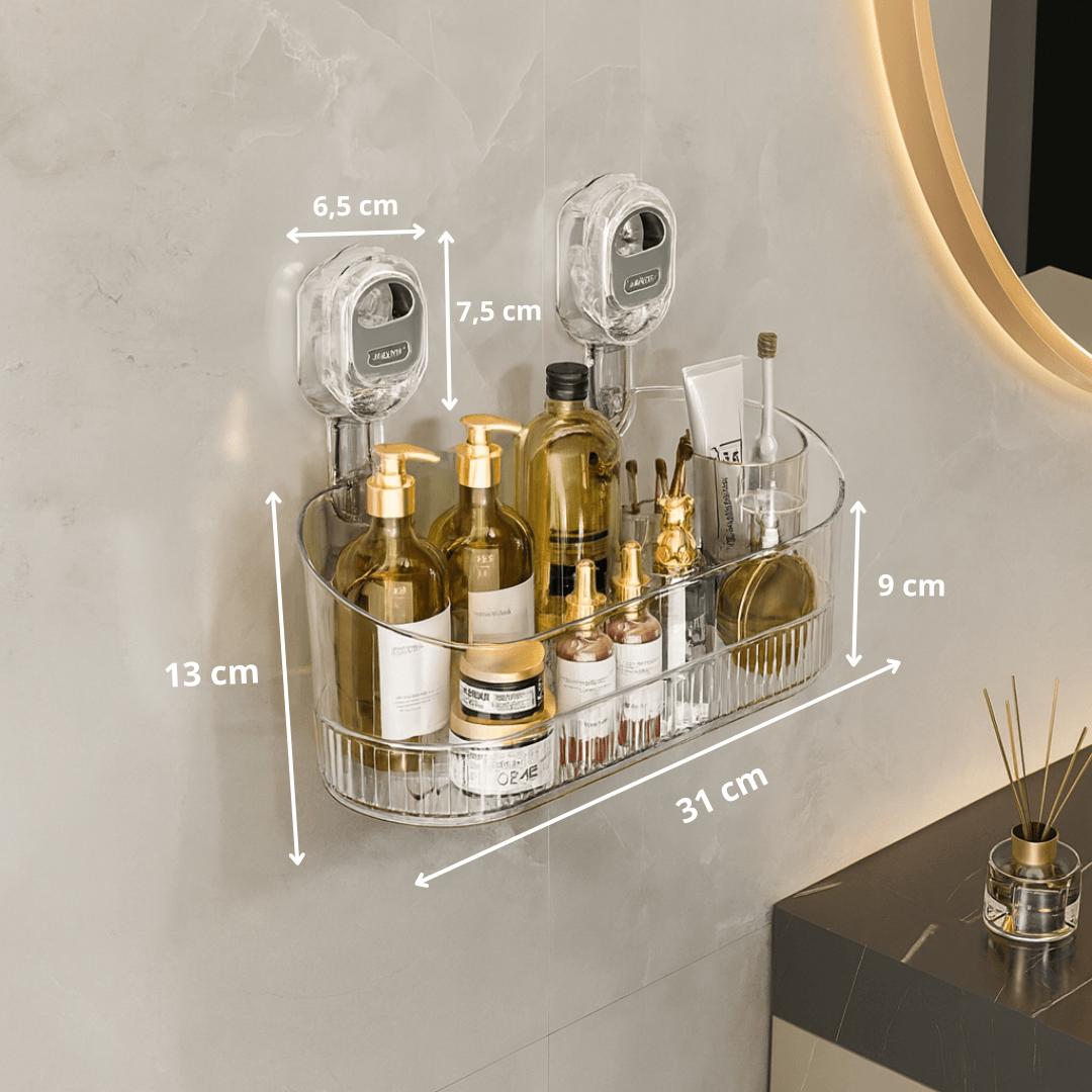 StickShelf™ | Selvklebende vegghylle uten boring for kjøkken og baderom