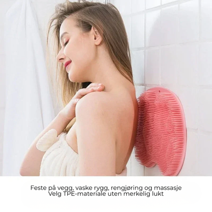 DusjSkrubb Matte | Slipp å skli – rengjør og masser føttene enkelt hver dusj!