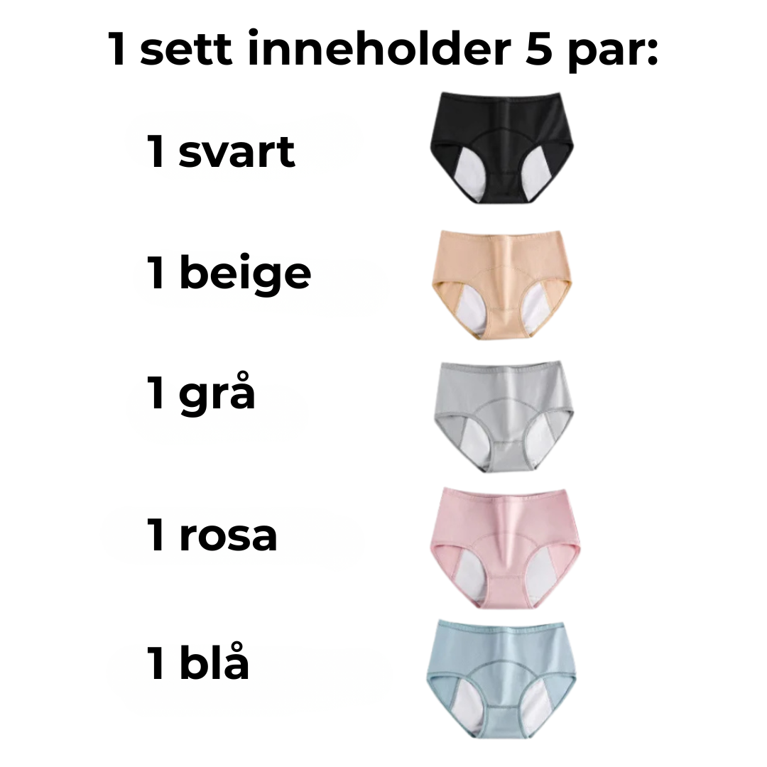 LeakFree Comfort™ | Lekkasjesikkert undertøy