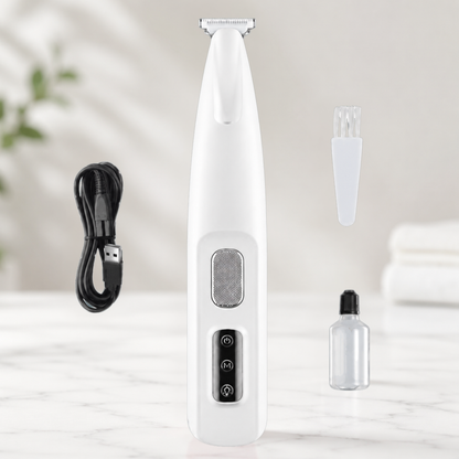 StilleTrimmer™ | Trådløs Pelstrimmer for Hund og Katt