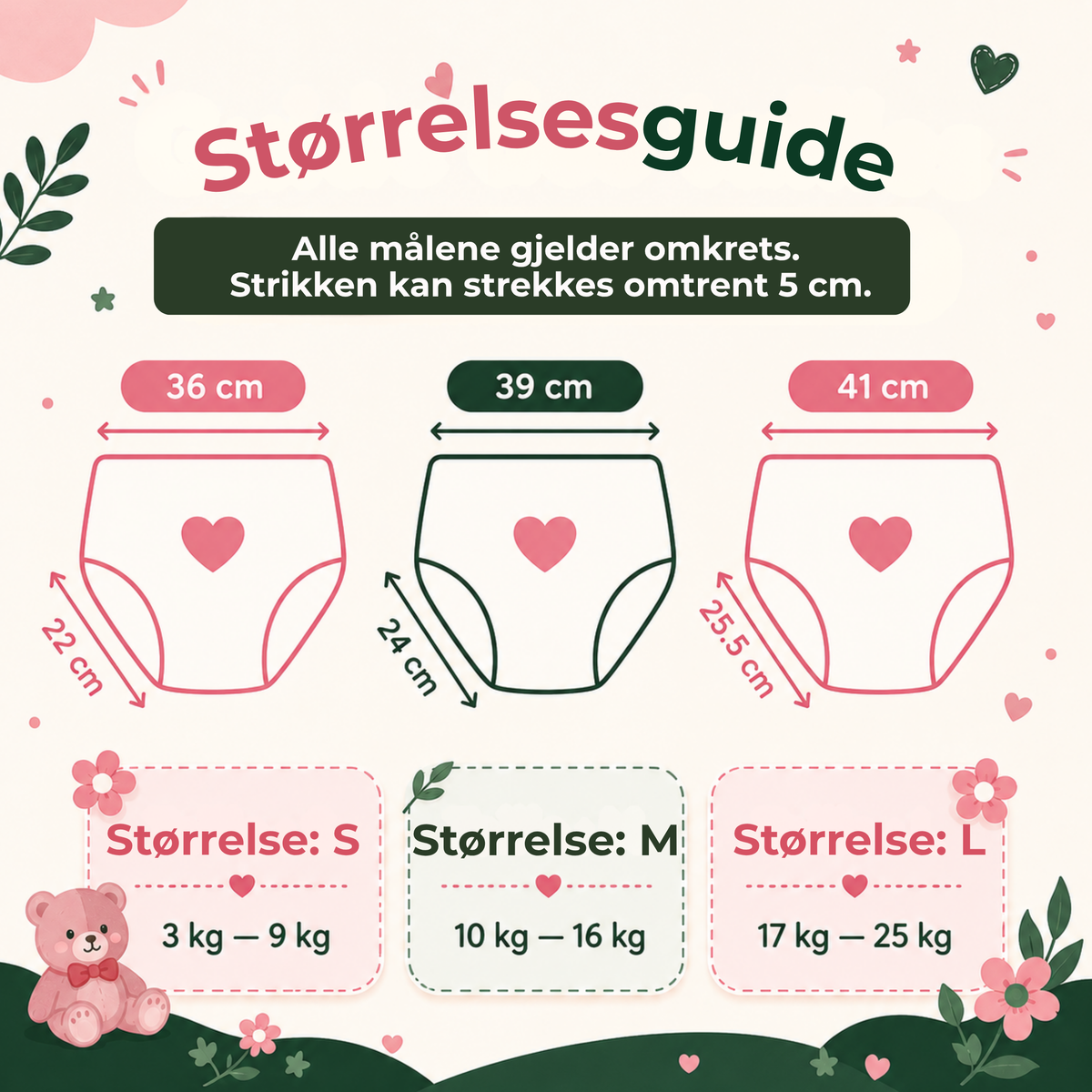 Størrelsesguide