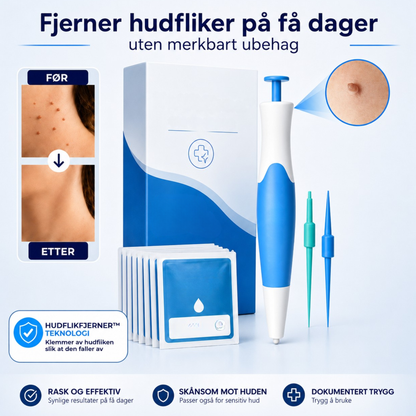 HudflikFjerner™ | Glatt hud på bare 4 dager