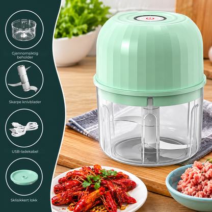 QuickChop™ | Hakk på sekunder – uten knivarbeidet