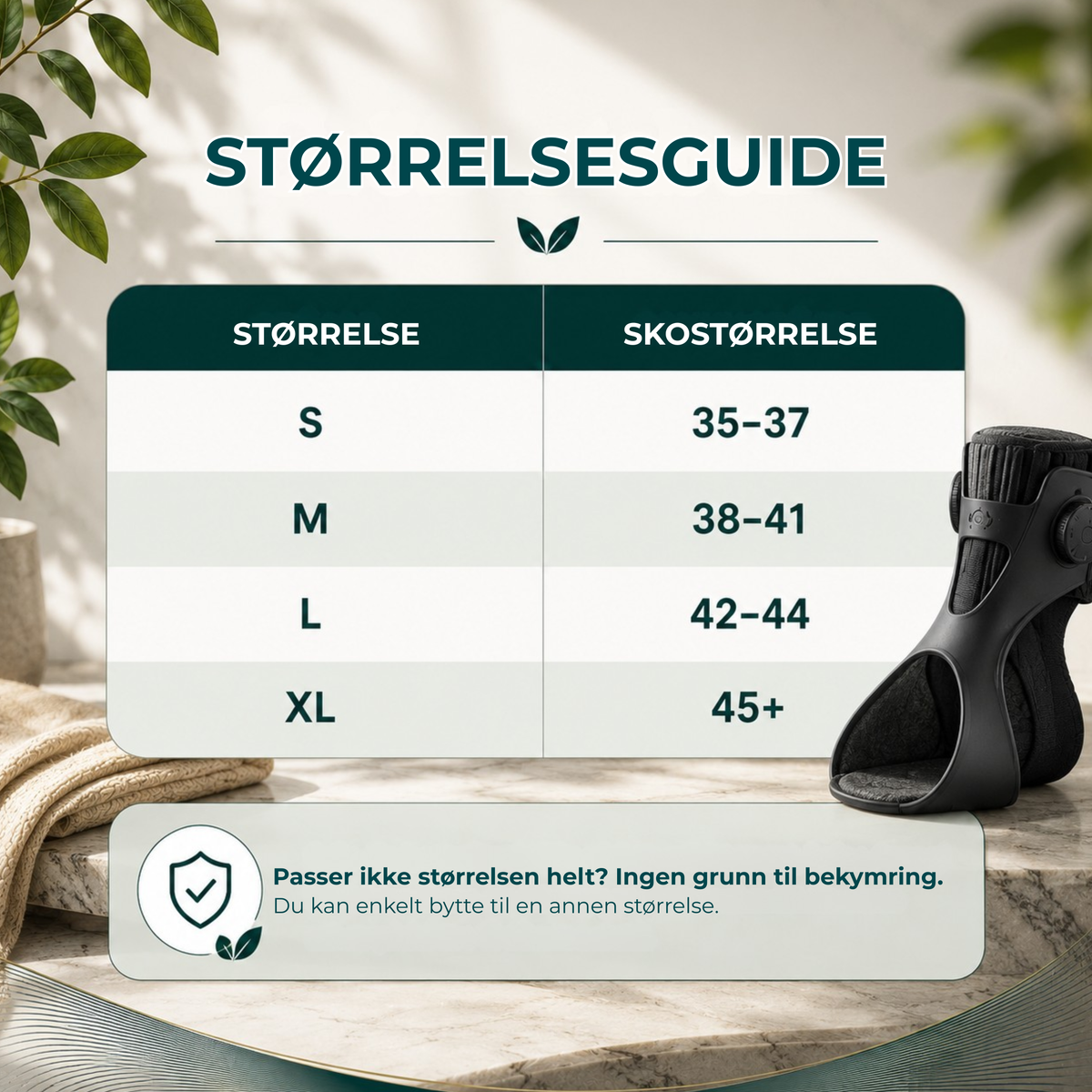 Størrelsesguide