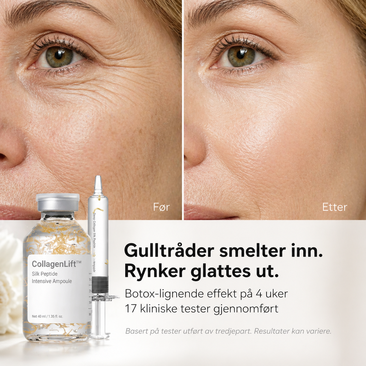 CollagenLift™ | Dyp Kollagen Peptid Serum