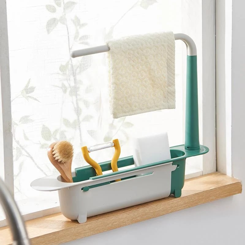 SinkSnap™ | Uttrekkbar vaskehylle for smart oppbevaring