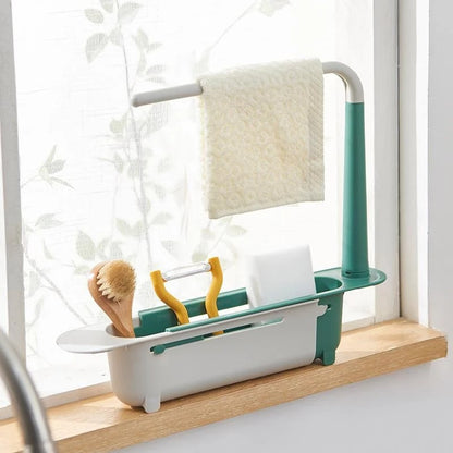 SinkSnap™ | Uttrekkbar vaskehylle for smart oppbevaring