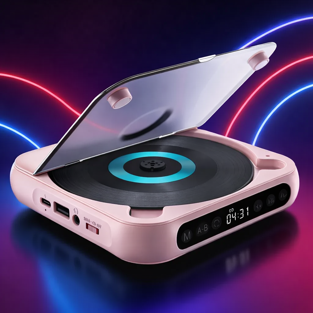 PureSound CD Player™ | Gjenoppdag musikken med krystallklar lyd hvor som helst