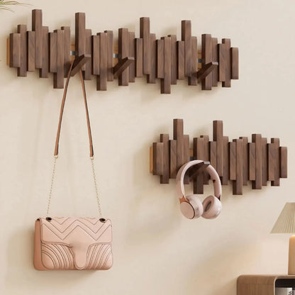 FoldKrok™ | Fällbar Veggkrok i Tre