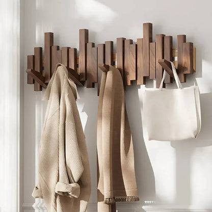 FoldKrok™ | Fällbar Veggkrok i Tre