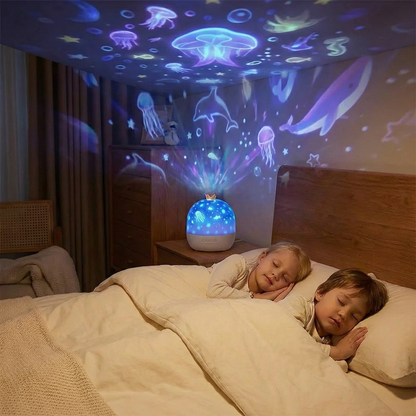 LunaSky™ Stjernehimmel Projektor | Roterende LED-lampe