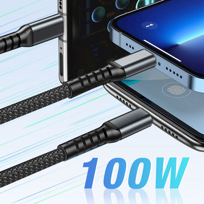 UltraLys 3-i-1 SuperHurtig Ladekabel | Si farvel til tomme batterier ✅