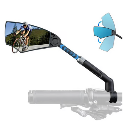 RideView™ | 360° Justerbart Bakspeil for Sykkelstyre